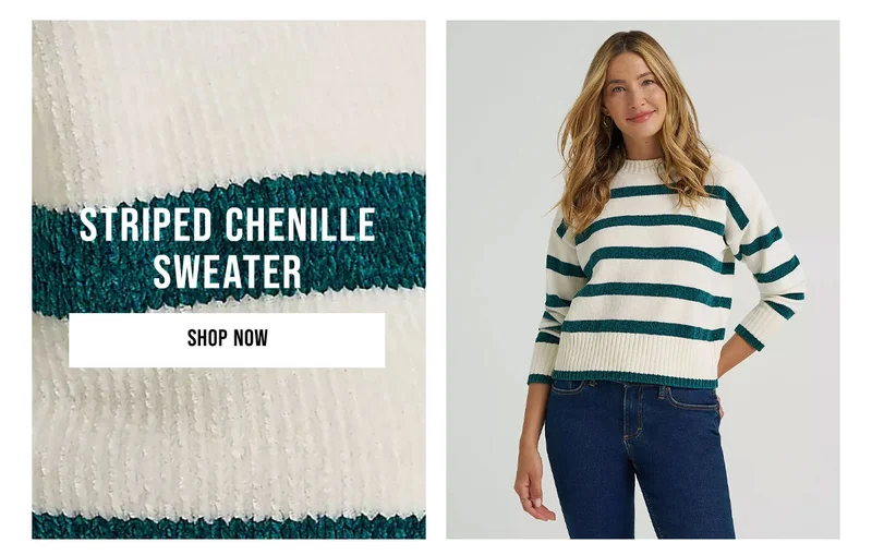 Striped Chenille Sweater