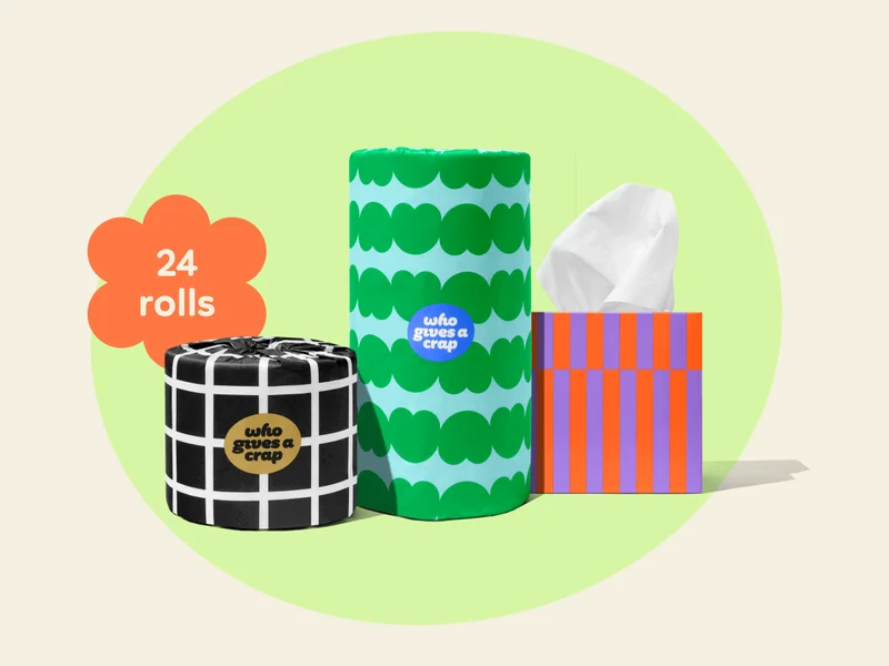 Image: 100% Bamboo Toilet Paper, 100% Bamboo Tissues, 100% Recycled Paper Towels