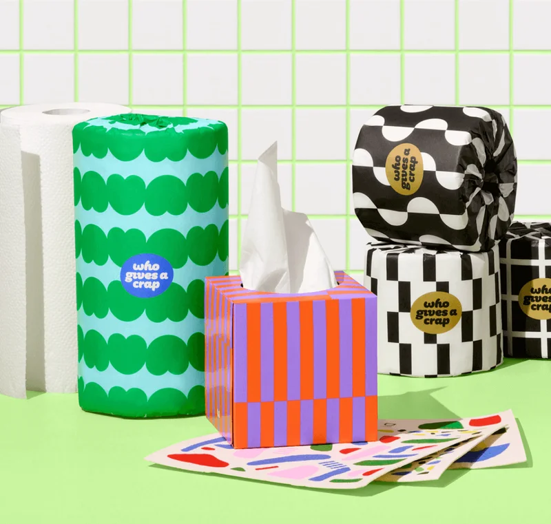 Image: Fundles with Bamboo Blend Paper Towels, 100% Bamboo Tissues, Dream Cloths, and 100% Bamboo Toilet Paper for your enjoyment