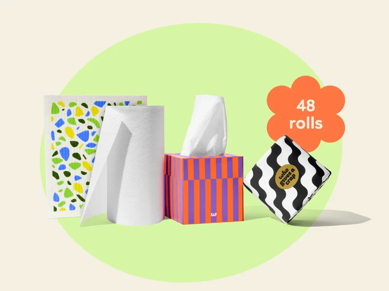 Image: Dream Cloth, 100% Bamboo Tissues, 100% Recycled Paper Towels, 100% Bamboo Toilet Paper