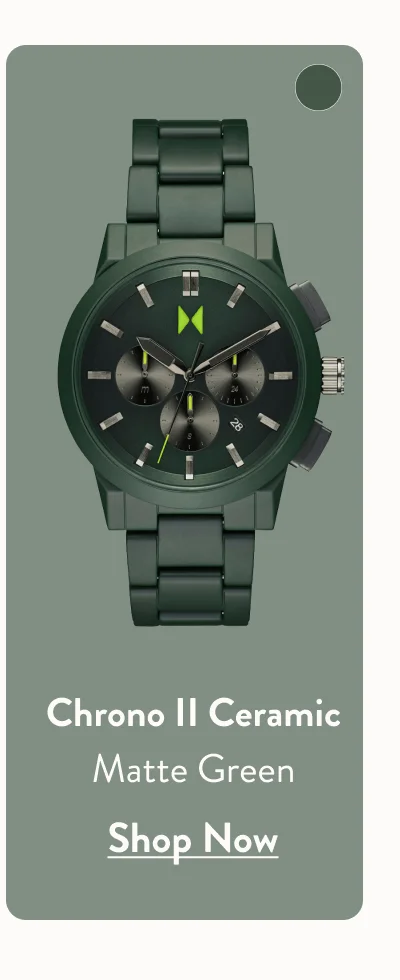 Chrono II Matte Green