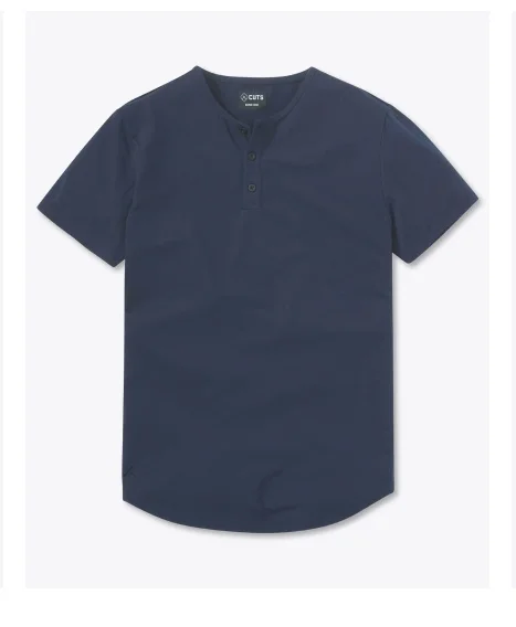 AO Henley Curve-Hem