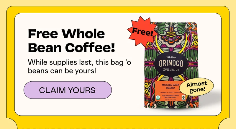 Free Whole Bean Coffee! | CLAIM YOURS