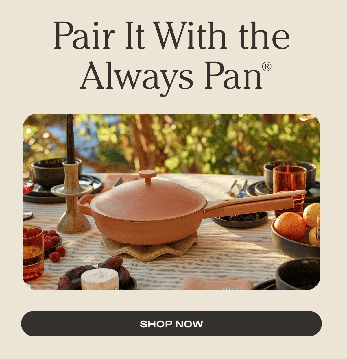 PAIR IT WITH THE ALWAYS PAN