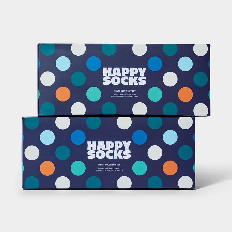 4-Pack Multi-Color Socks Gift Set