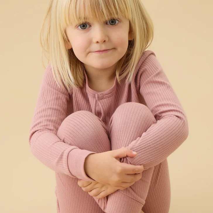 Ribbed Pajama Set