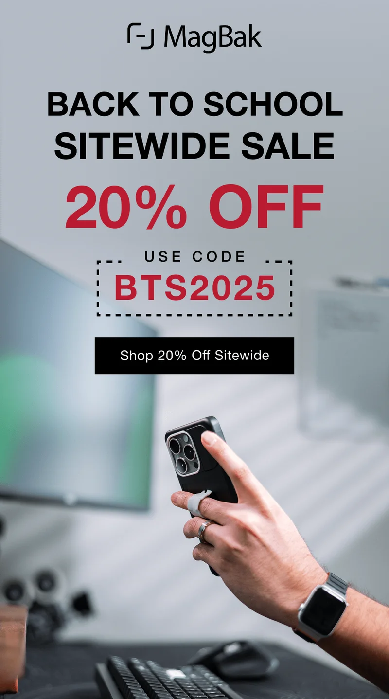 Back to School Sitewide Sale. 20% off with code BTS2025