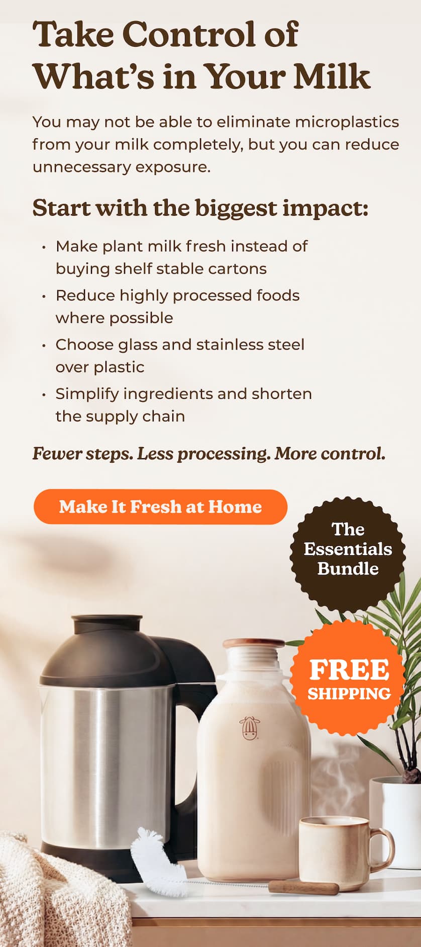 Take Control of What’s in Your Milk
