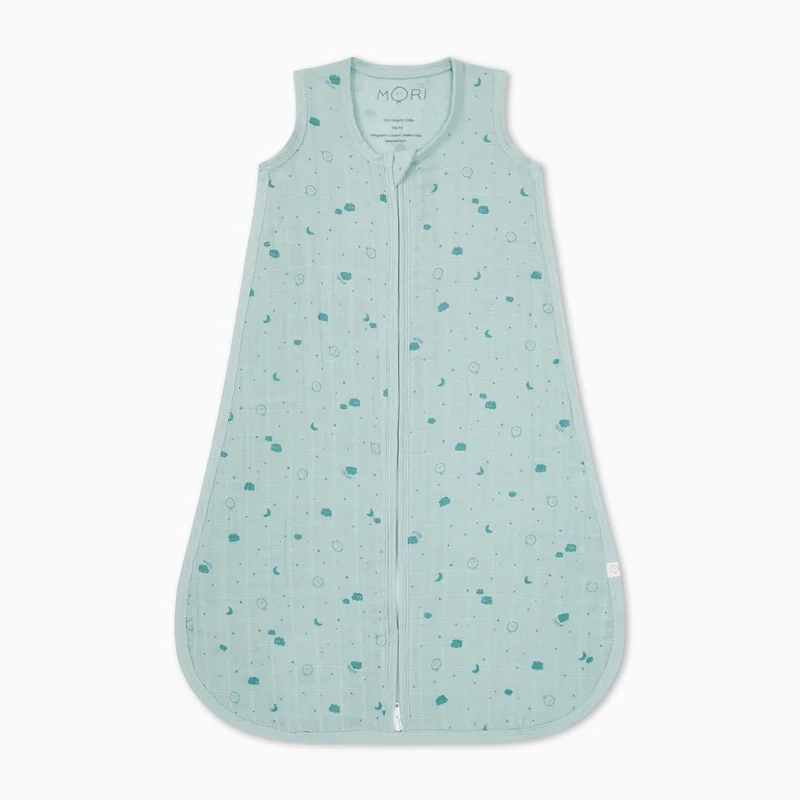 Image of MORI Mascot Muslin Front Opening Sleep Sack 0.5 TOG