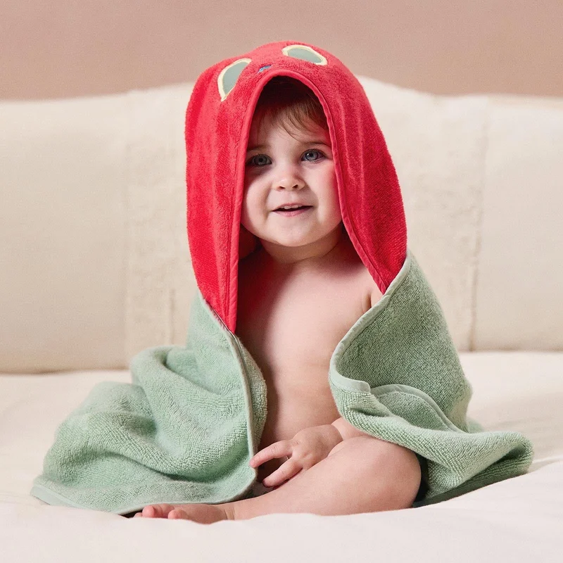 Image of The Very Hungry Caterpillar Baby & Kids Hooded Bath Towel