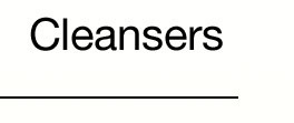 Cleansers