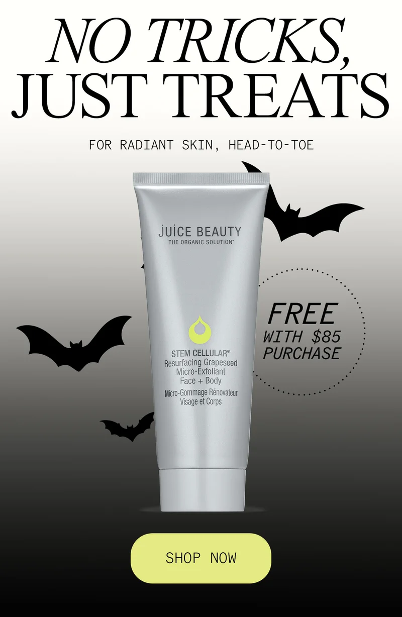 No Tricks, Just Treats: Free Micro-Exfoliant with $85 Purchase