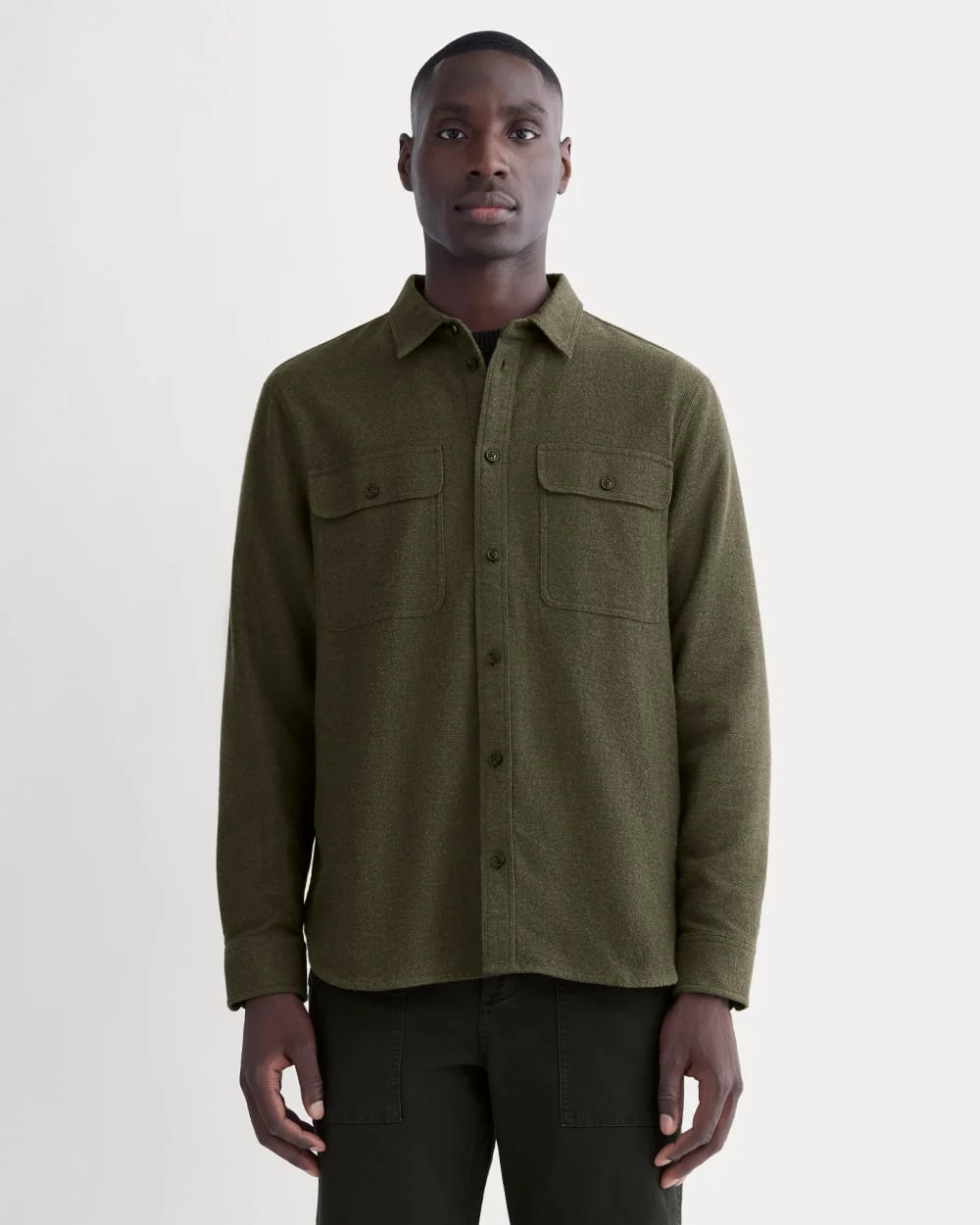 Image of The Heavyweight Overshirt | Uniform | Heathered Green