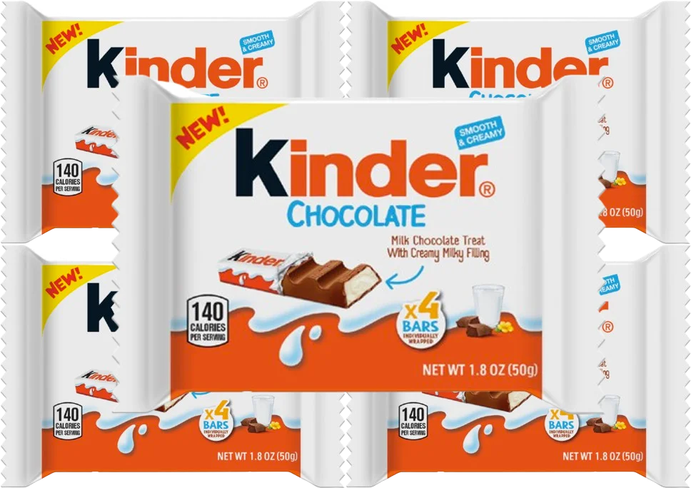 Image of Kinder Milk Chocolate w/ Creamy Milky Filling (5 Pack)