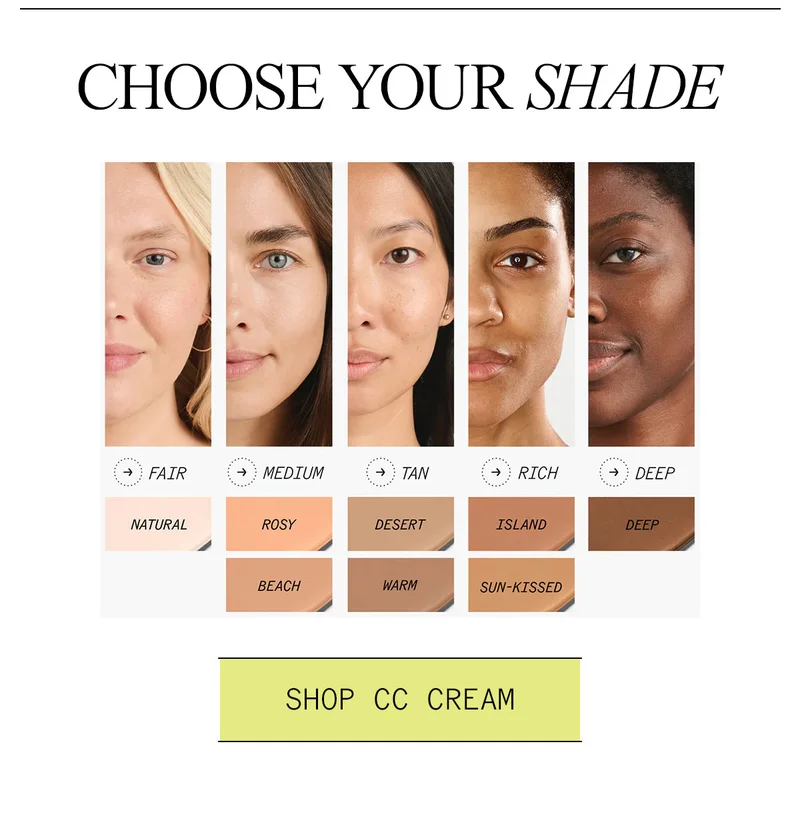 Choose Your CC Cream Zinc SPF 30 Shade