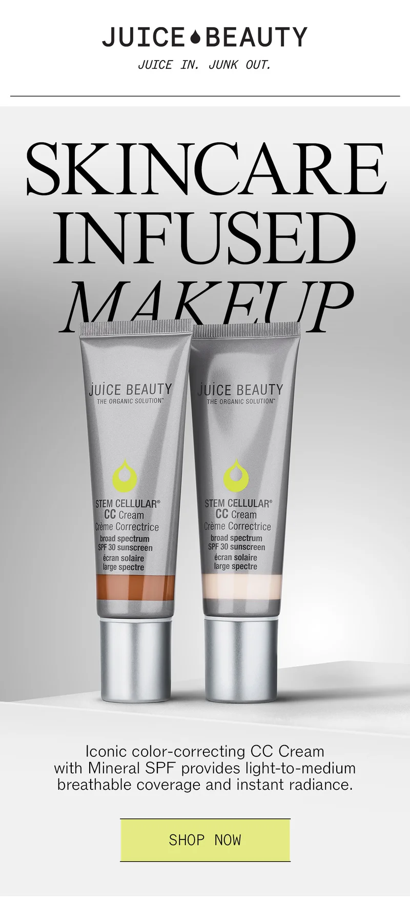 Skincare Infused Makeup: CC Cream with Mineral SPF