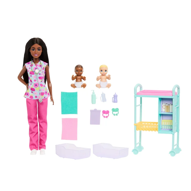 Image of Barbie Careers Baby Doctor Playset