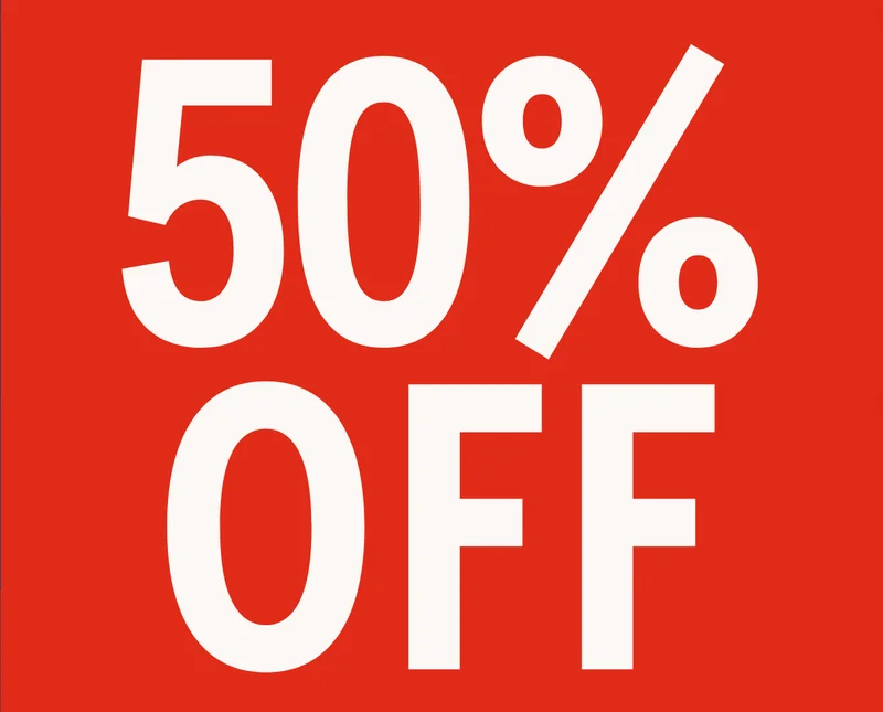 50% OFF