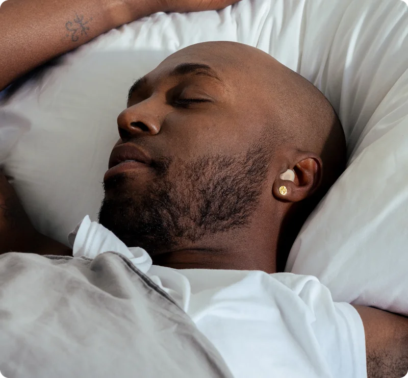 Sleeping in the bed