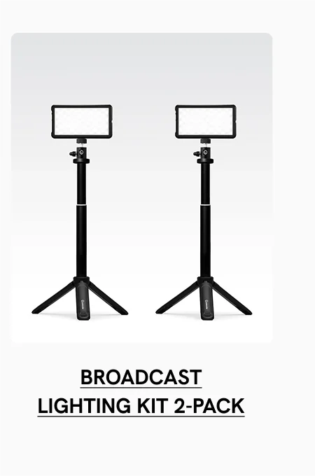 Broadcast Lighting Kit 2-Pack
