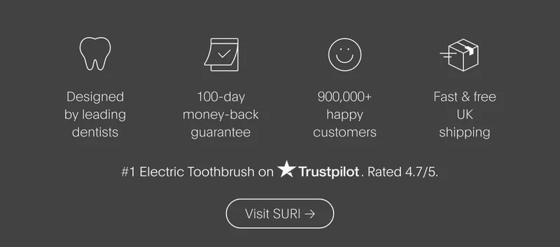 #1 Electric toothbrush on Trustpilot rated 4.7/5