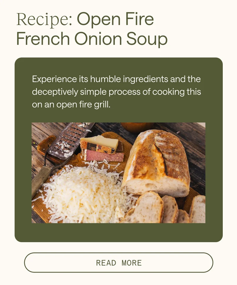 Recipe: Open Fire French Onion Soup