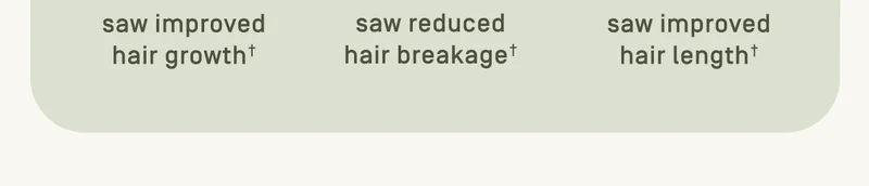 Improved hair growth | reduced hair breakage | improved heir lenght