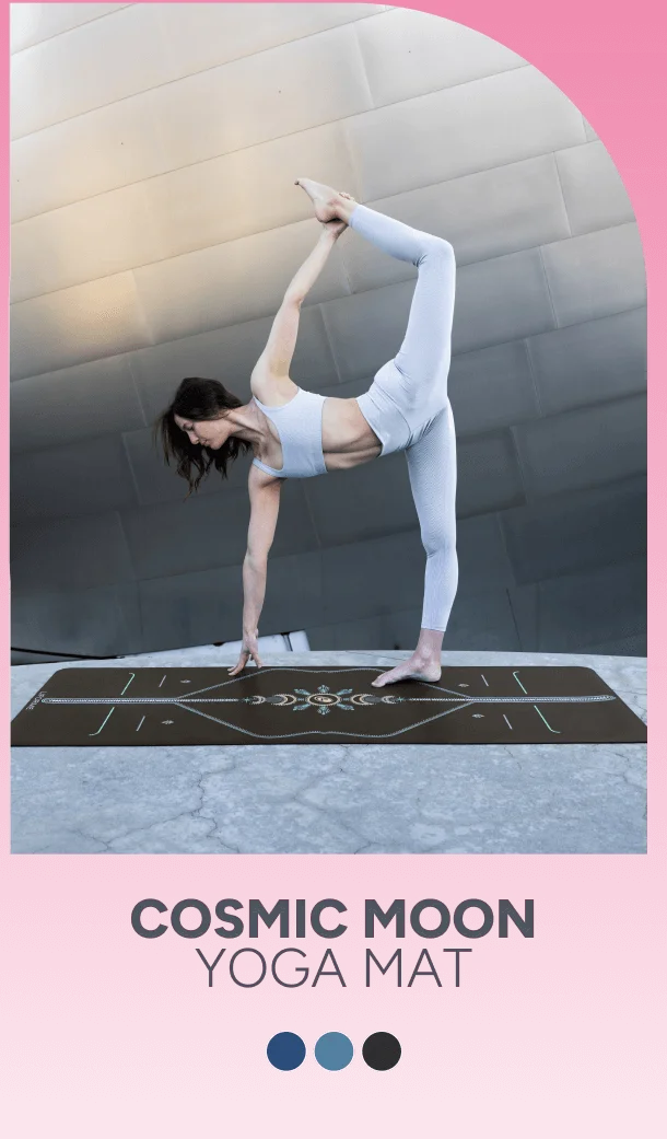 Cosmic Moon Yoga Mat