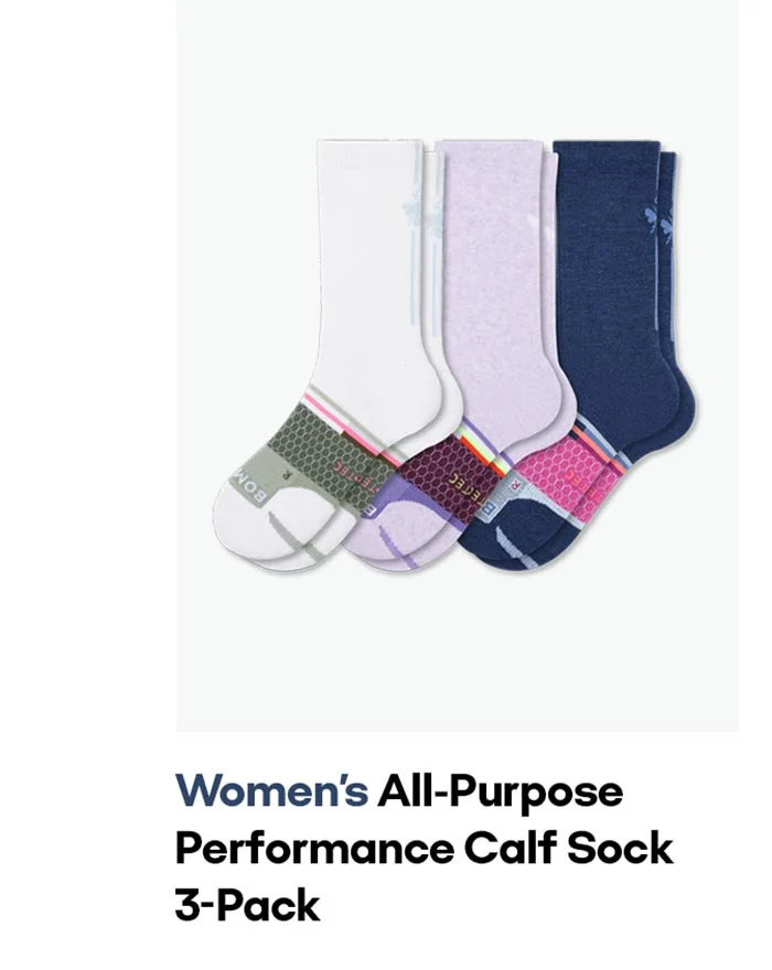 Women's All-Purpose Performance Calf Sock 3-Pack