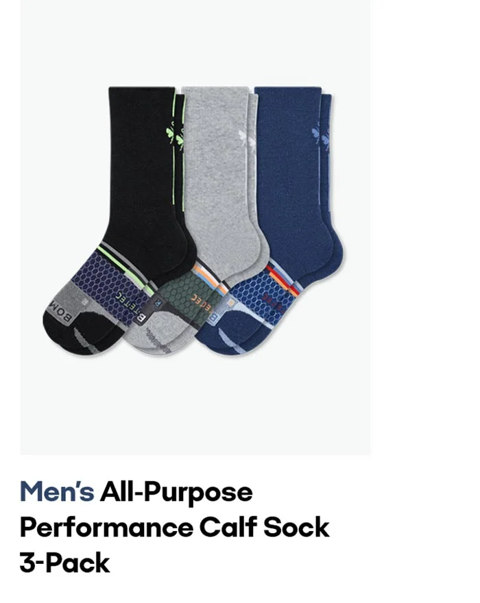 Men's All-Purpose Performance Calf Sock 3-Pack