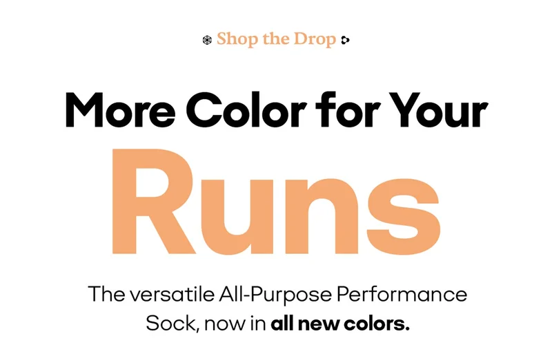 Shop the Drop | More Color for Your Runs | The versatile All-Purpose Performance Sock, now in all new colors.