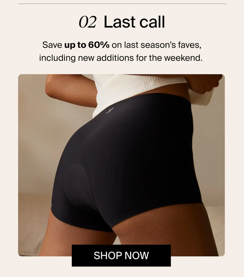 Last call: save up to 60% on last season's faves, including new additions for the weekend