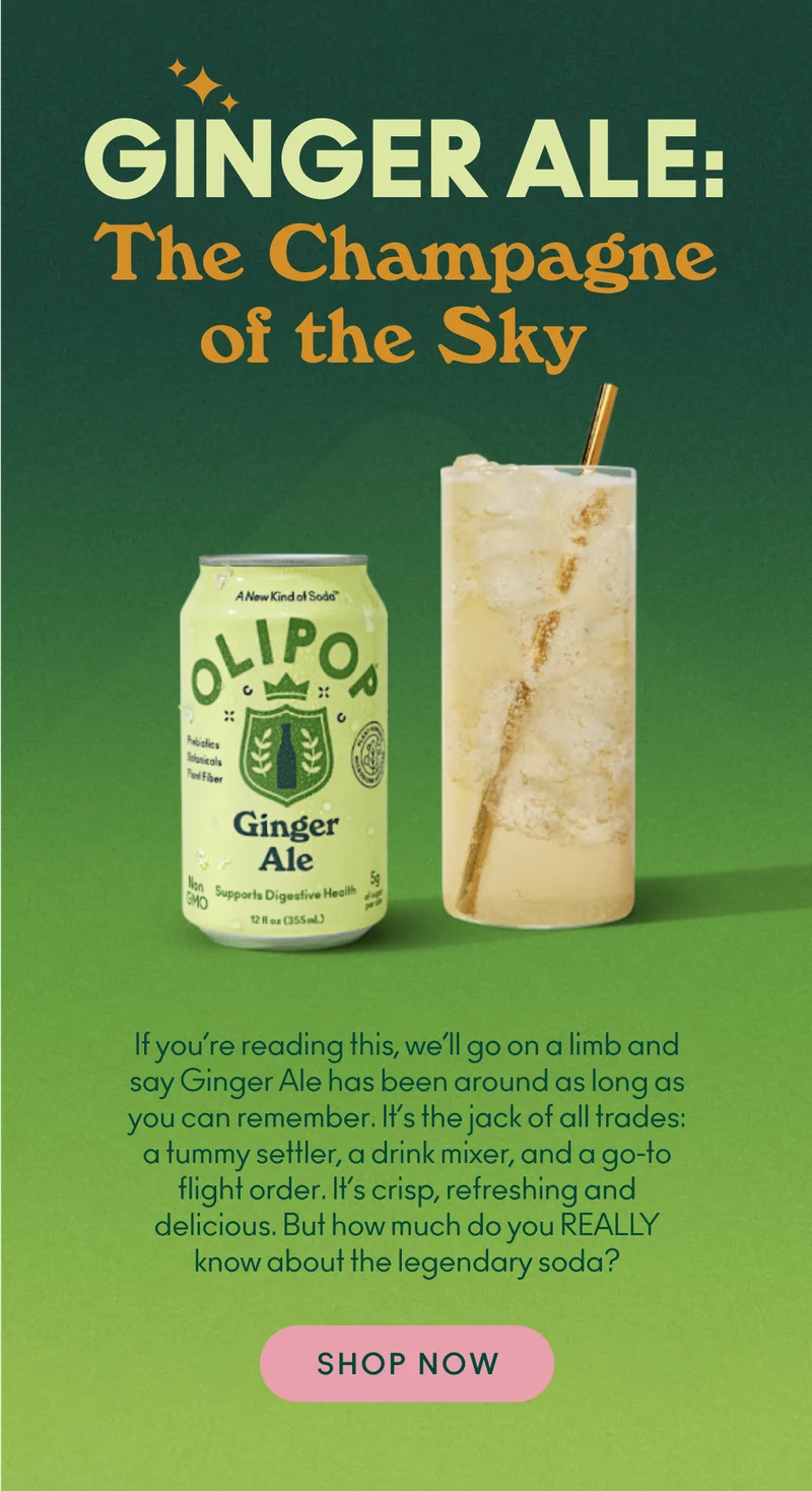 Ginger Ale: The Champagne of the Sky