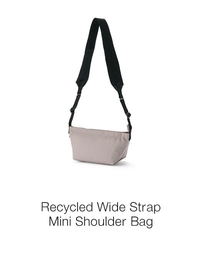 Shop Recycled Wide Strap Mini Shoulder Bag
