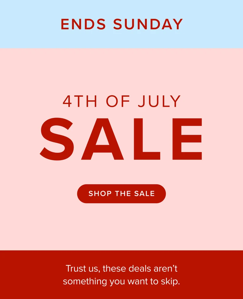 Trust us, these deals aren’t something you want to skip. Shop the sale.