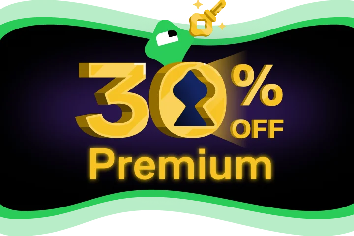 30% off Premium