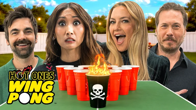 Anna Cathcart and Sang Heon Lee on Hot Ones Versus.