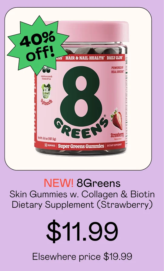 Skin Gummies With Collagen & Biotin Dietary Supplement - Strawberry