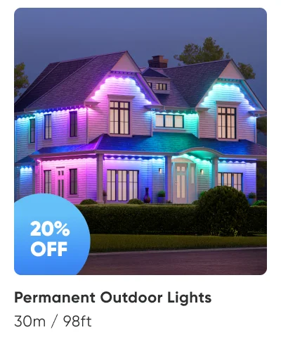 permanent outdoor lights