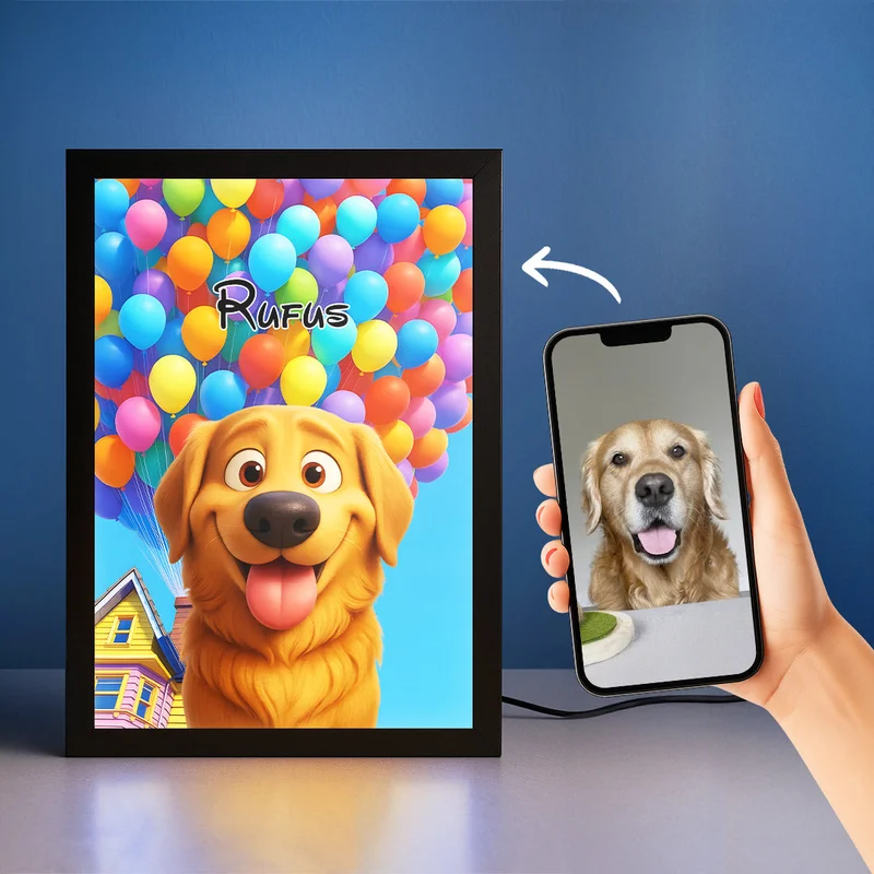 Image of Magical Pet Portrait LED Night Light