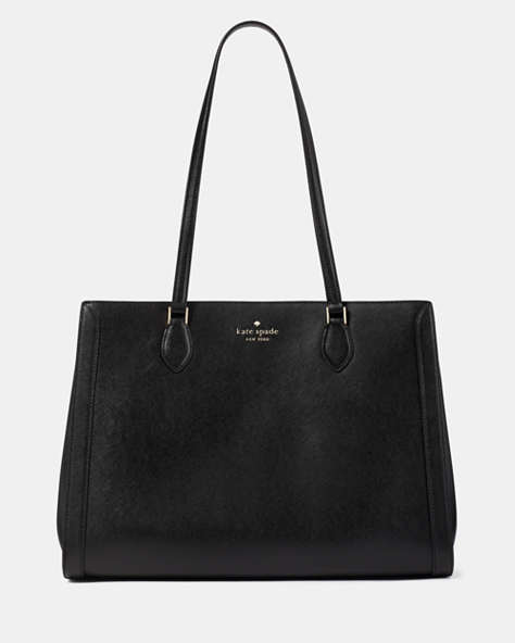Madison Saffiano East West Leather Large Laptop Tote