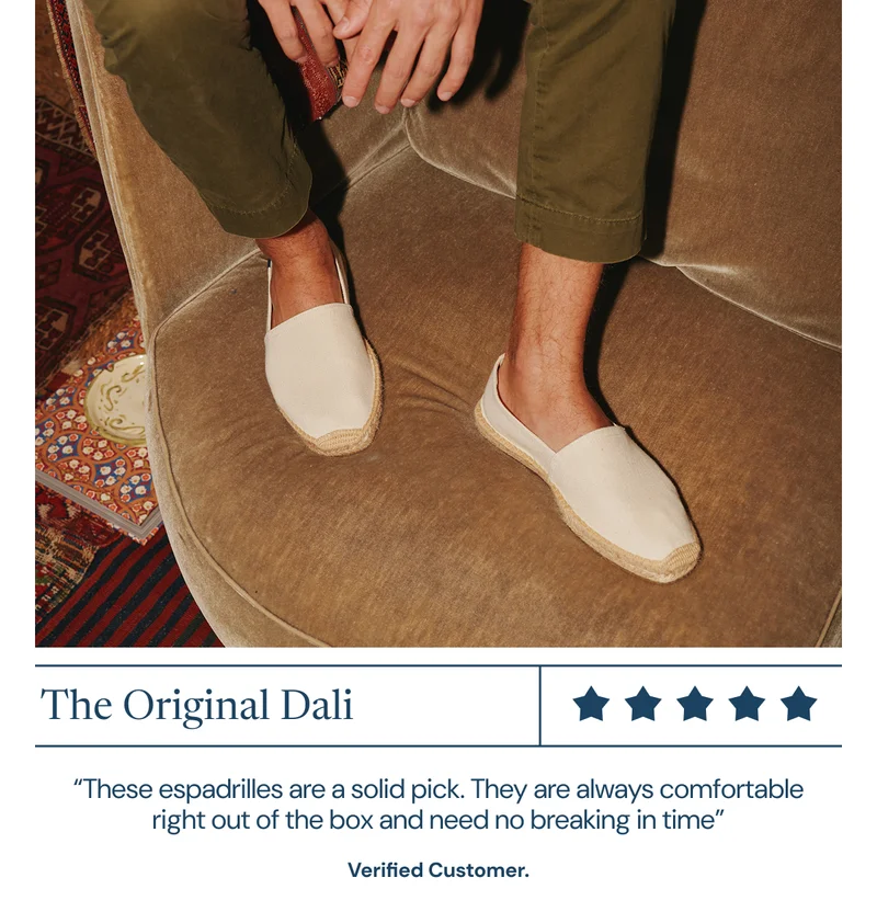 “These espadrilles are adorable. They are always comfortable right out of the box and need no breaking in time” - Verified Customer