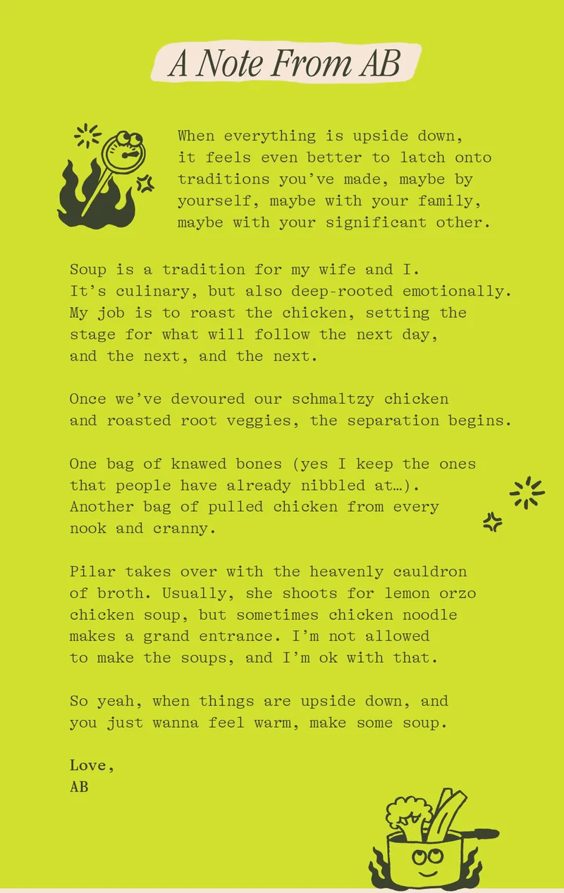 A NOTE FROM AB