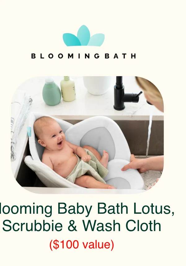 @bloomingbath - Blooming Baby Bath Lotus, Scrubbie & Wash Cloth ($100 value)