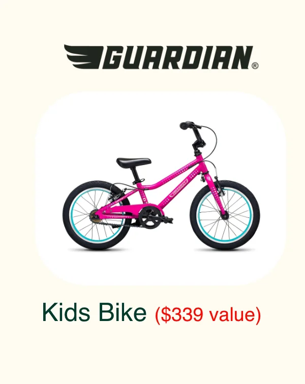 @guardianbikes - Kids Bike ($339 value)