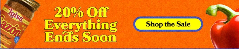 20% OFF EVERYTHING ENDS SOON