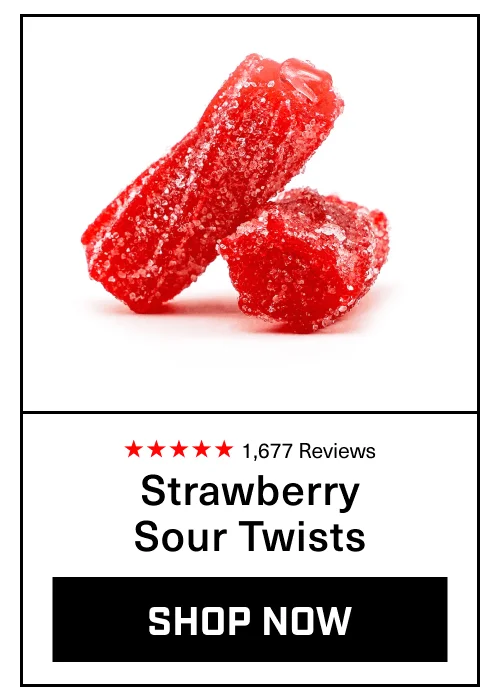 Strawberry Sour Twists