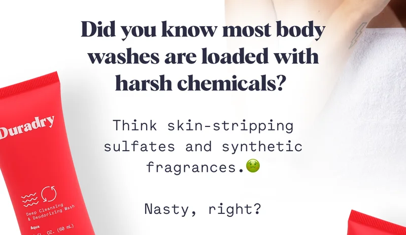 Did you know most body washes are loaded with harsh chemicals?&nbsp; Think skin-stripping sulfates and synthetic fragrances.🤢 &nbsp; Nasty, right?