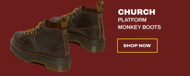 Church Arc Crazy Horse Platform Monkey Boots