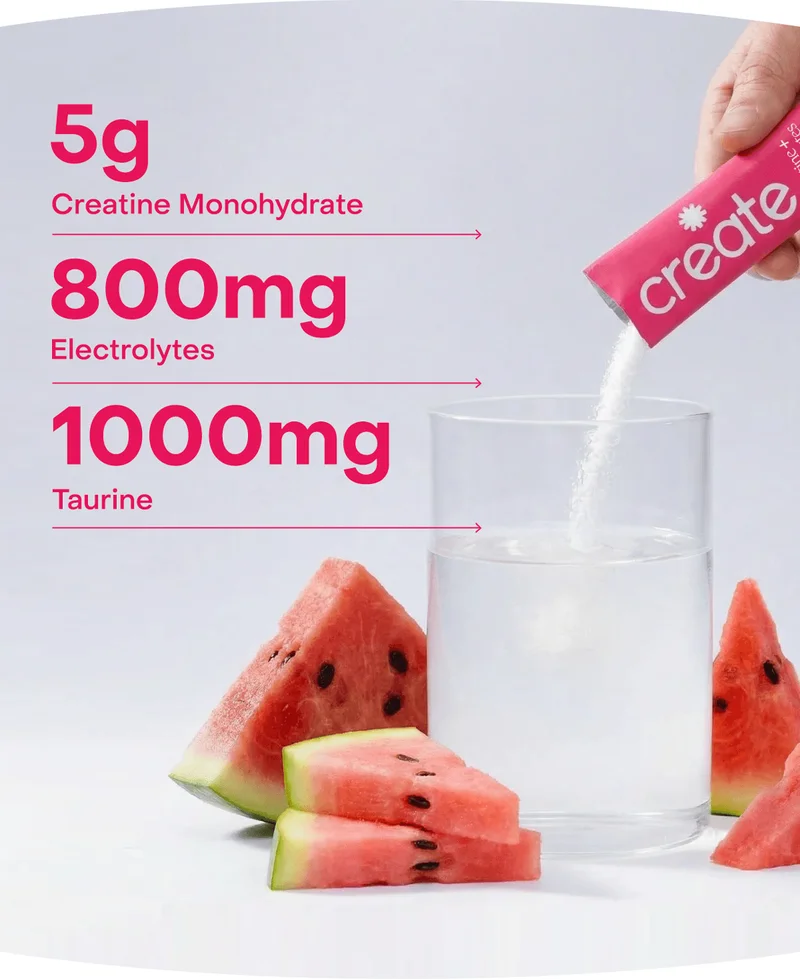 5g Creatine Monohydrate. 800mg Electrolytes. 1000mg Taurine.